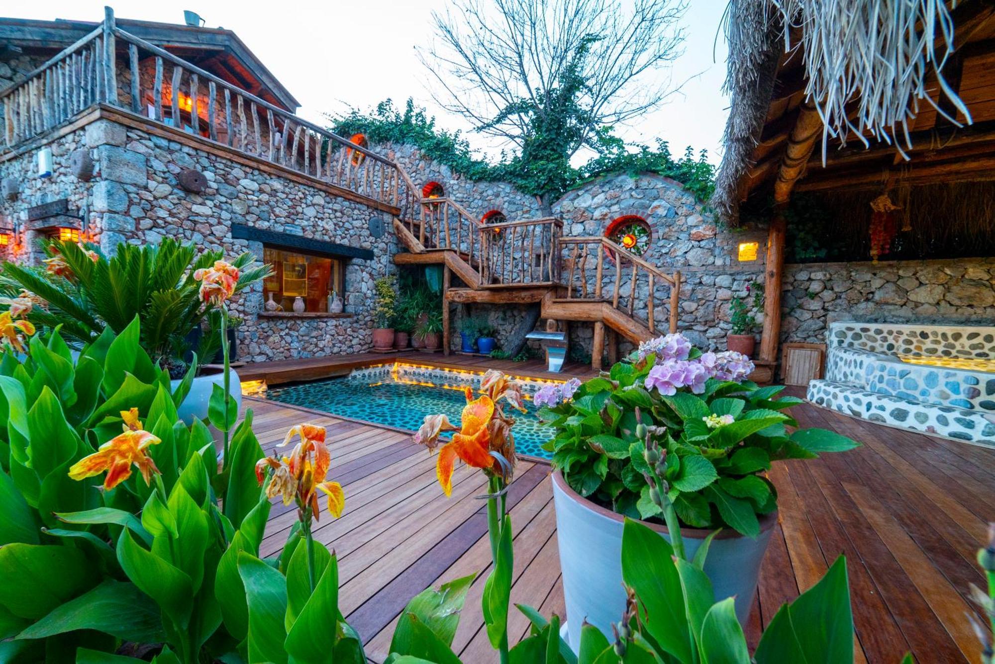 Levissi Lodge Otantic Stone Villa In 카야코이 외부 사진